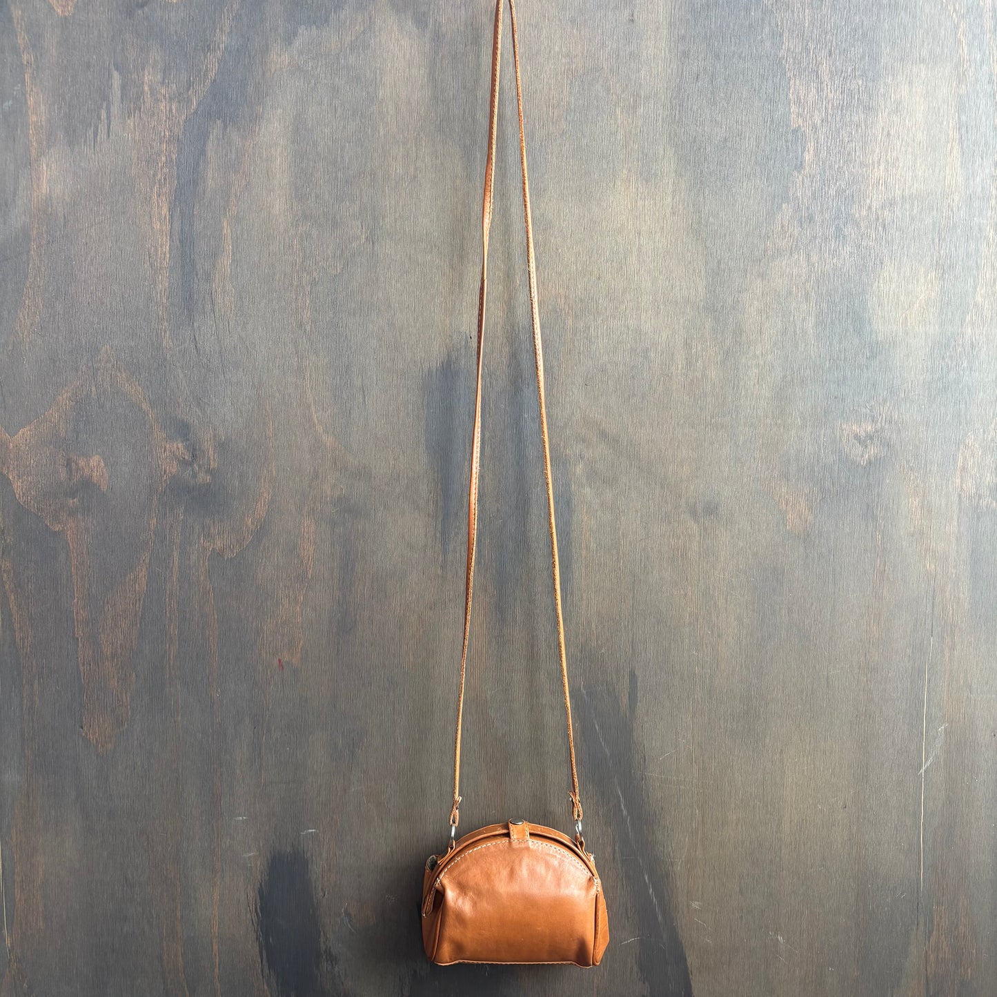 Tan Leather Mini Bag
