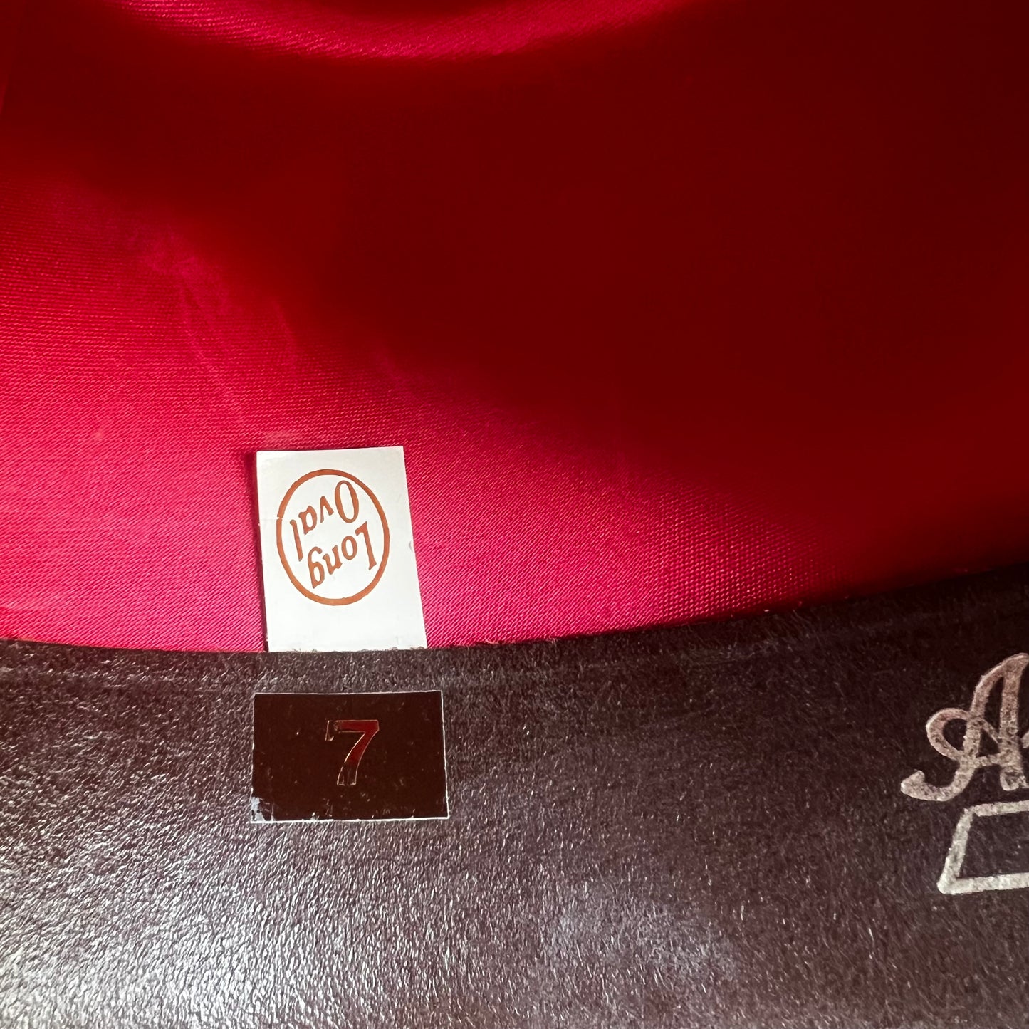 American Hat Co. Long Oval Hat with White Band