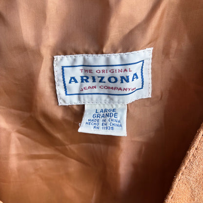 Arizona Jeans Co Beige Leather Vest
