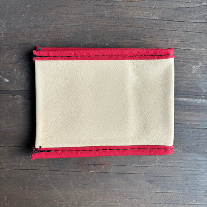 Vintage Leather Single-Fold Wallet