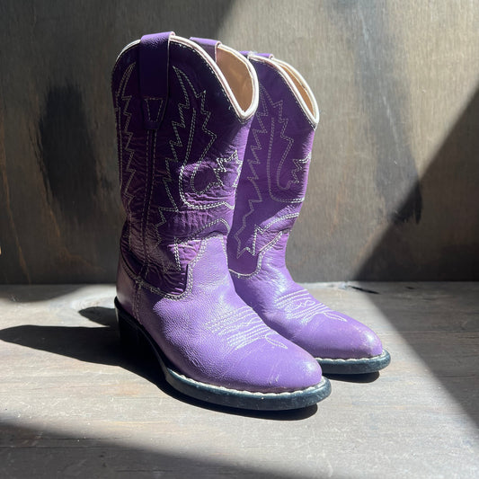 Cimarron Footwear Purple Kids Boots