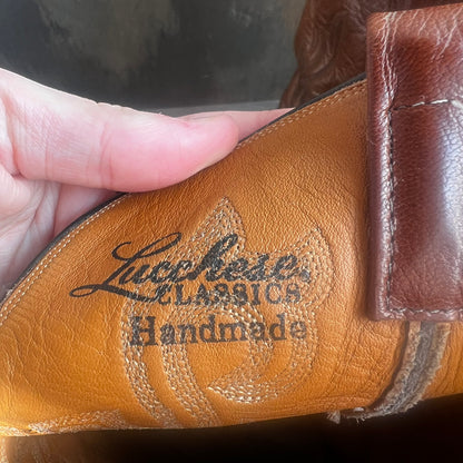 Brown Lucchese Cowboy Boots