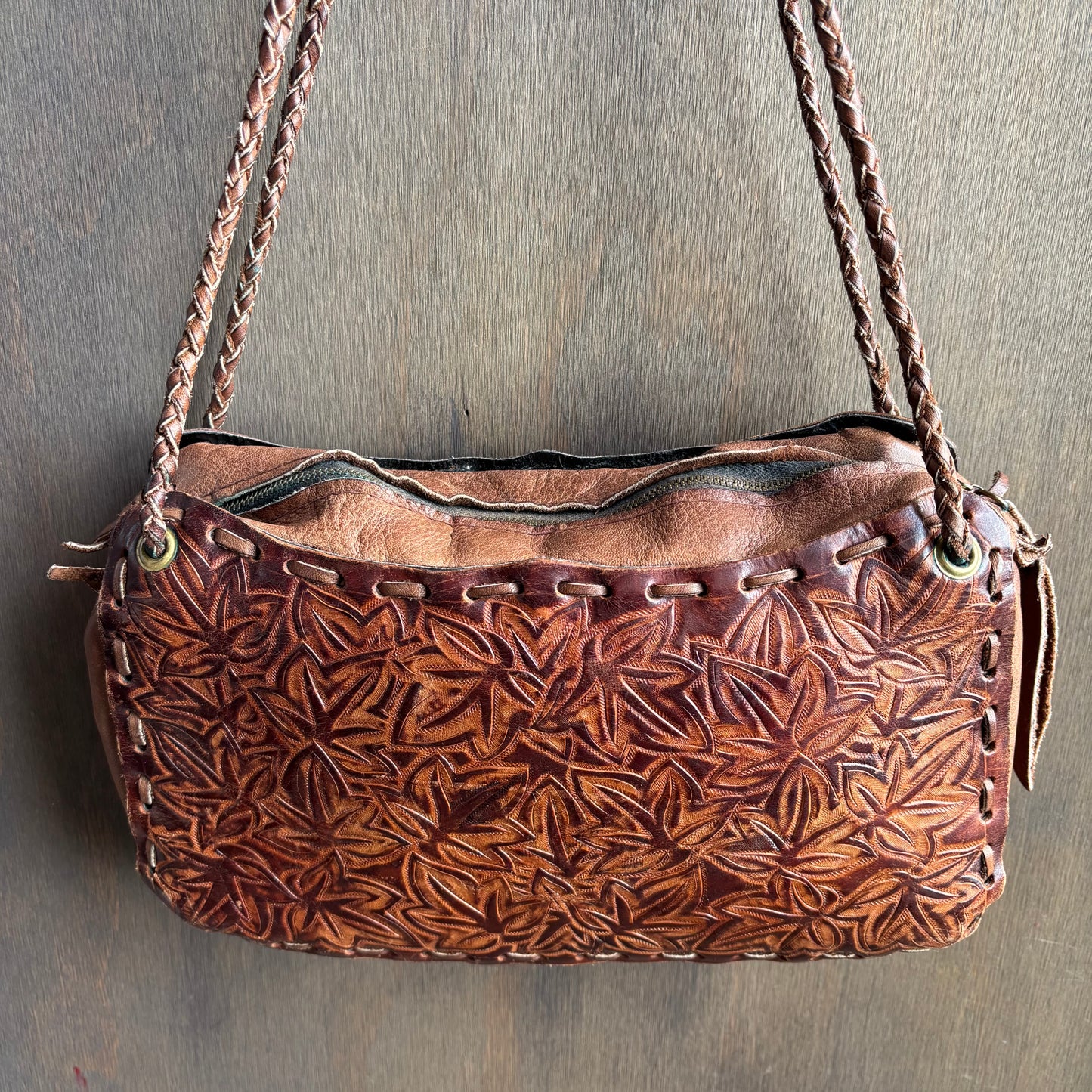 Vintage Brown Leather Bag