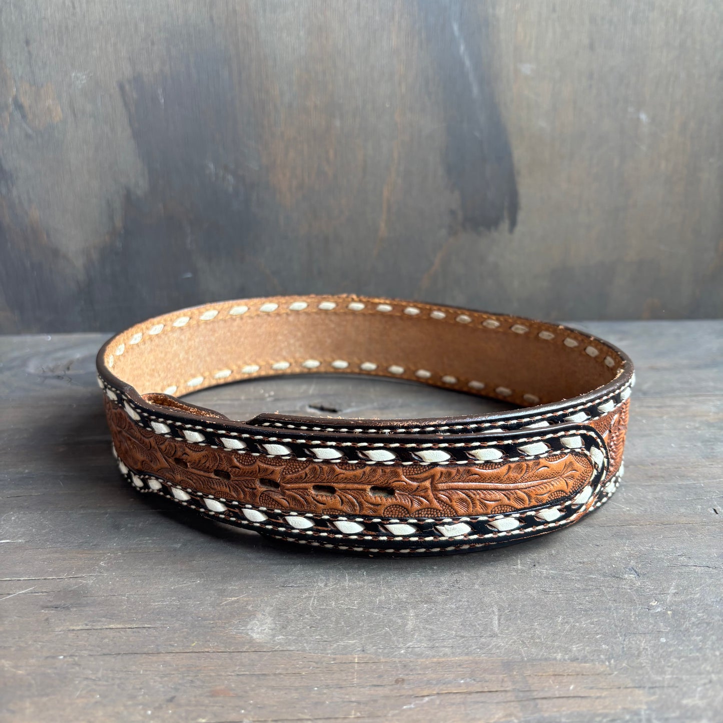 Tony Lama Tooled Leather Belt