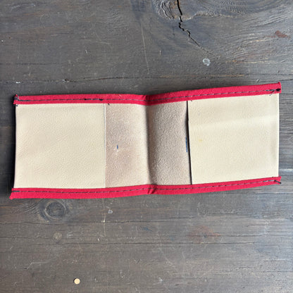 Vintage Leather Single-Fold Wallet