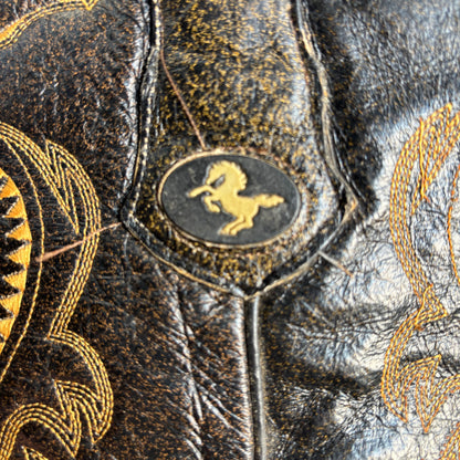 Custom Two-Tone Crocodile Boots