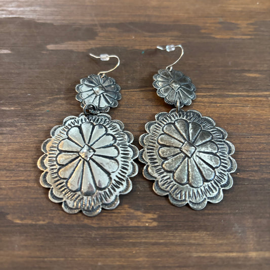 Concho Dangle Earrings