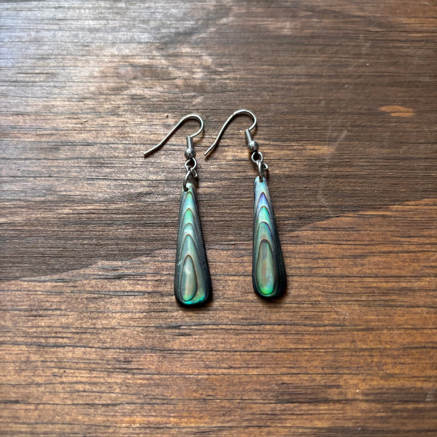 Abalone Dangle Earrings