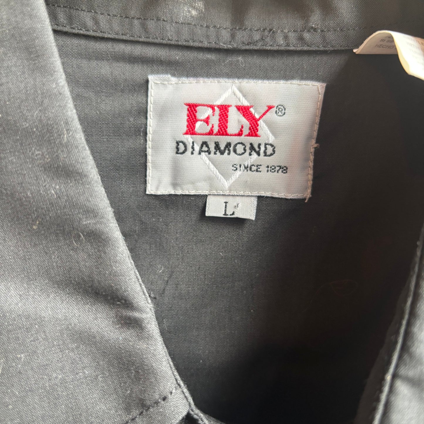 Ely Diamond Black Cavalry Bib Pearl Snap