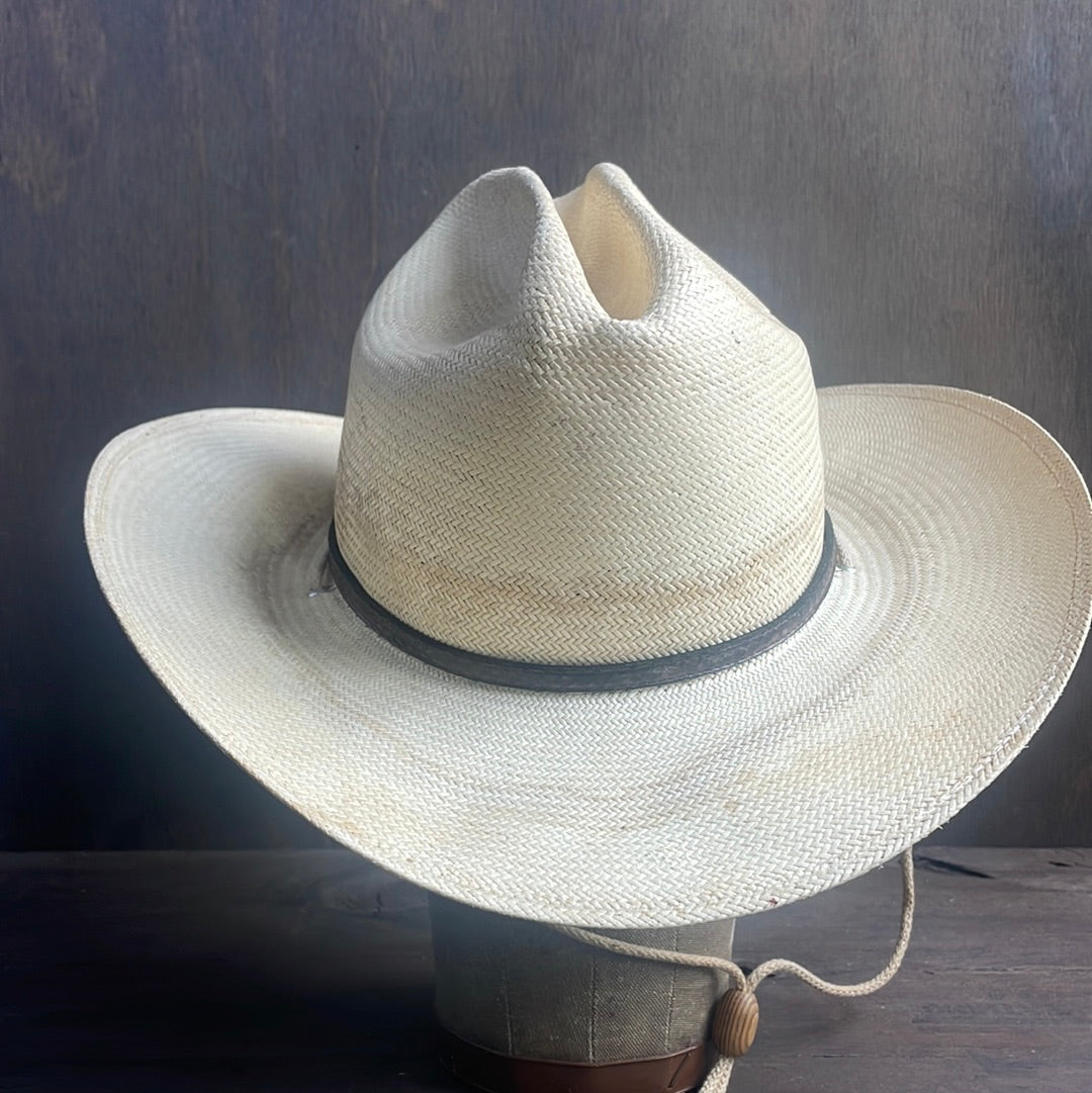 Resistol Straw Hat with Chin Straps