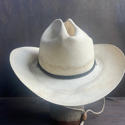 Resistol Straw Hat with Chin Straps