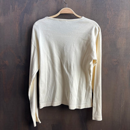 Cream Long Sleeve Cowboy Shirt