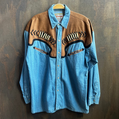 Rivergold Denim Cowboy Pearl Snap