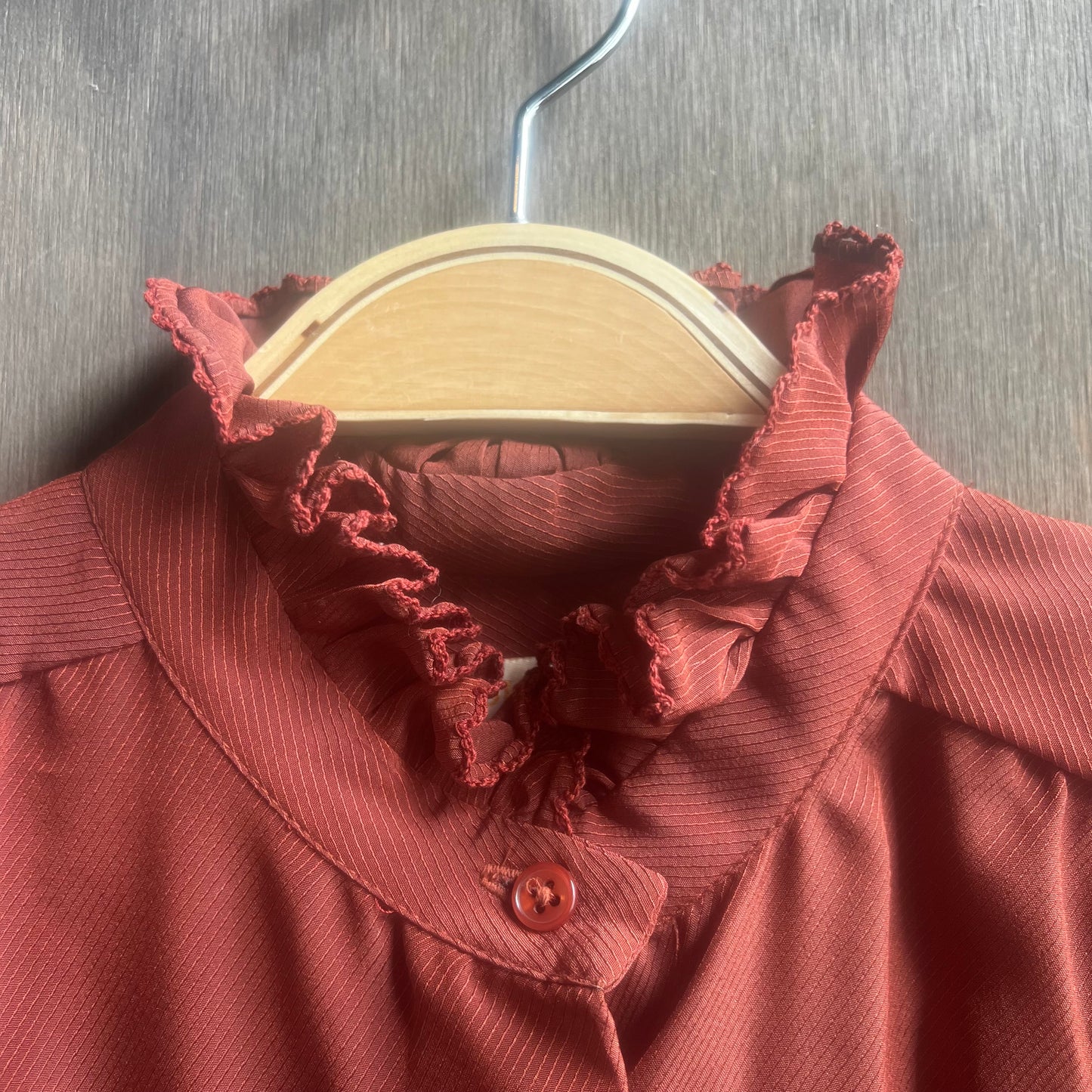 Country Sophisticates Burnt Orange Western Shirt