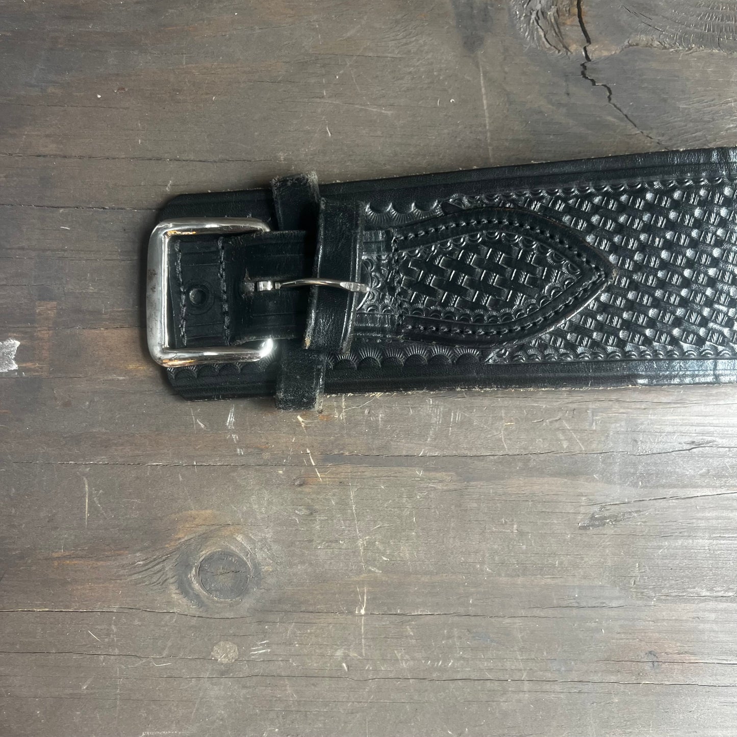 Vintage Black Leather Holster