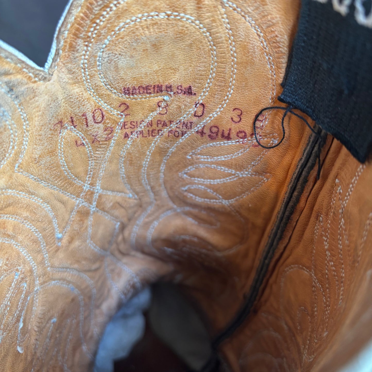 Vintage Acme Black Leather Boots