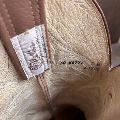 Vintage Olathe Beige Leather Boots