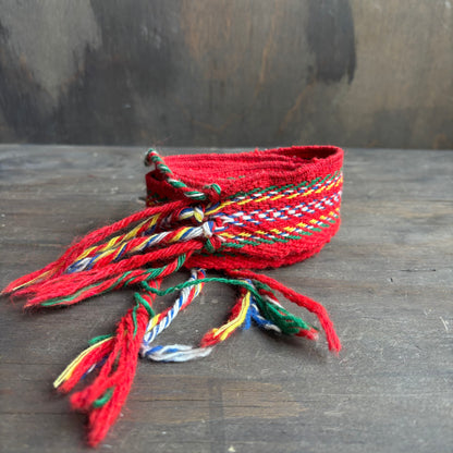 Red Woven Belt