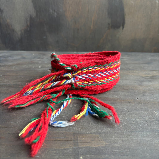 Red Woven Belt