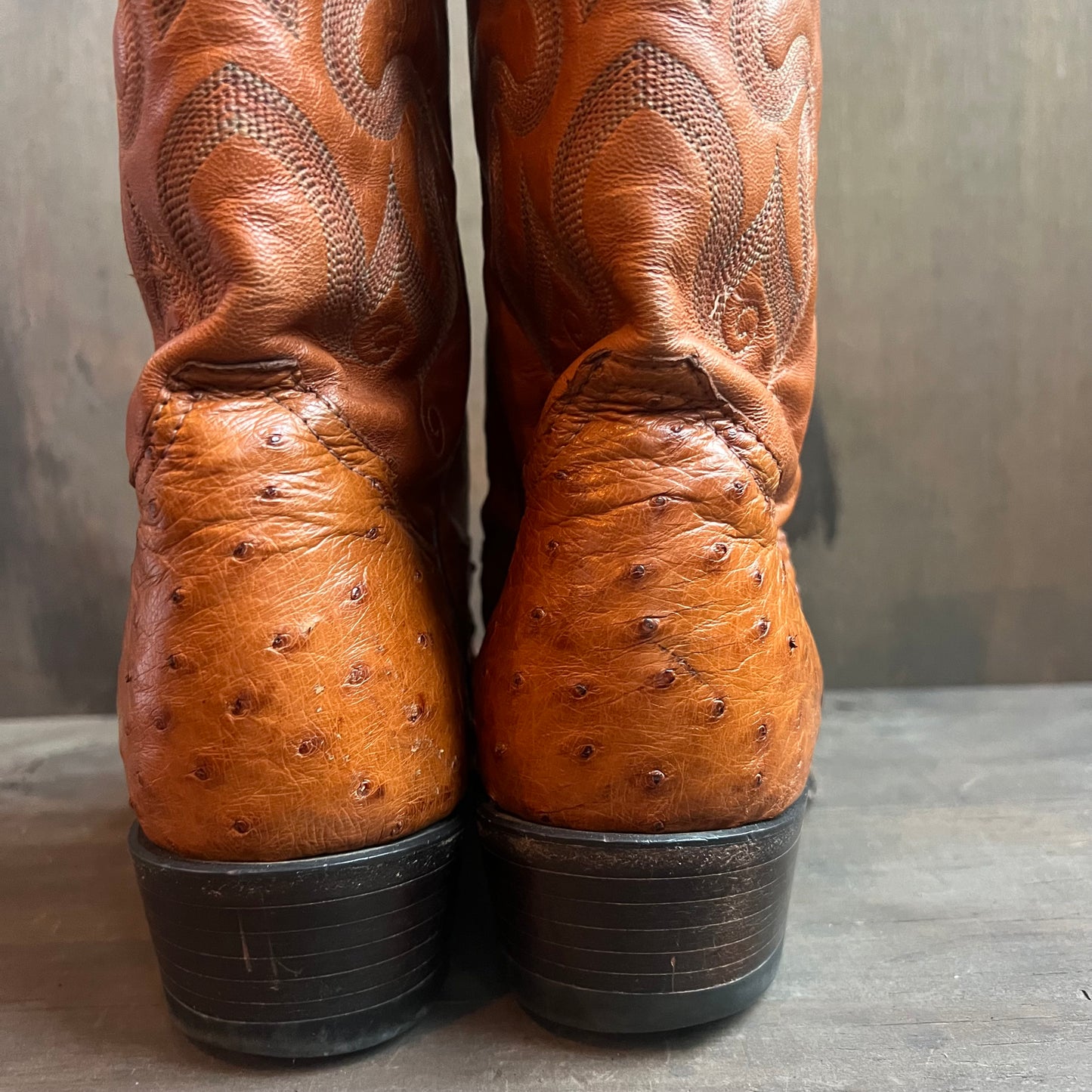 Tony Lama Ostrich Skin Boots