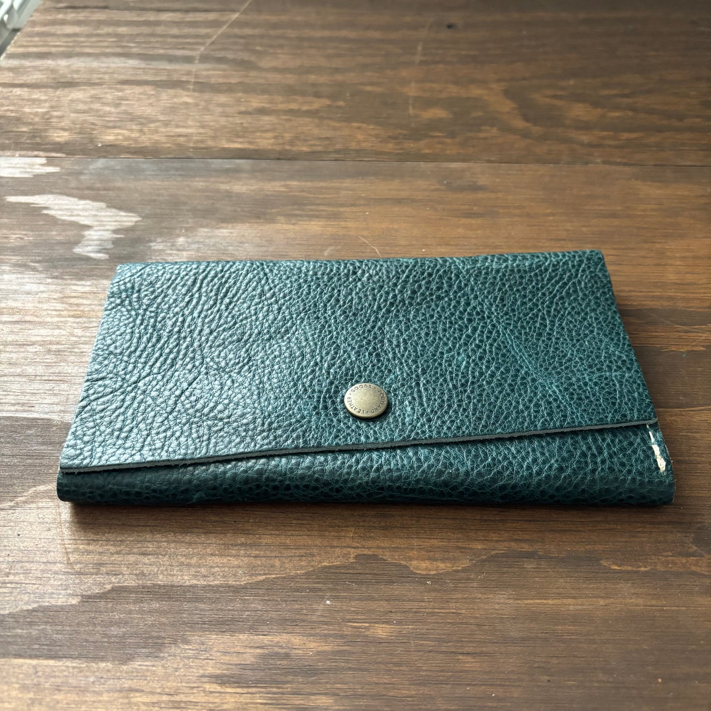 Dark Green Leather Wallet