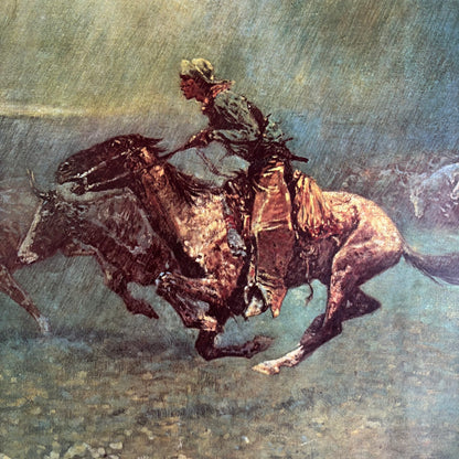 Stampeded By Lightning Print