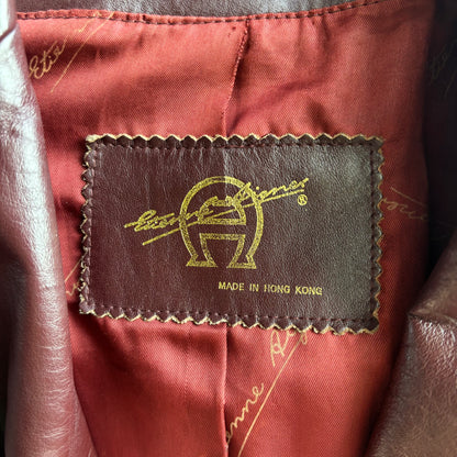 Vintage Etienne Aigner Leather Jacket