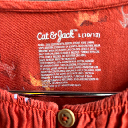 Kids Orange Horse Dress