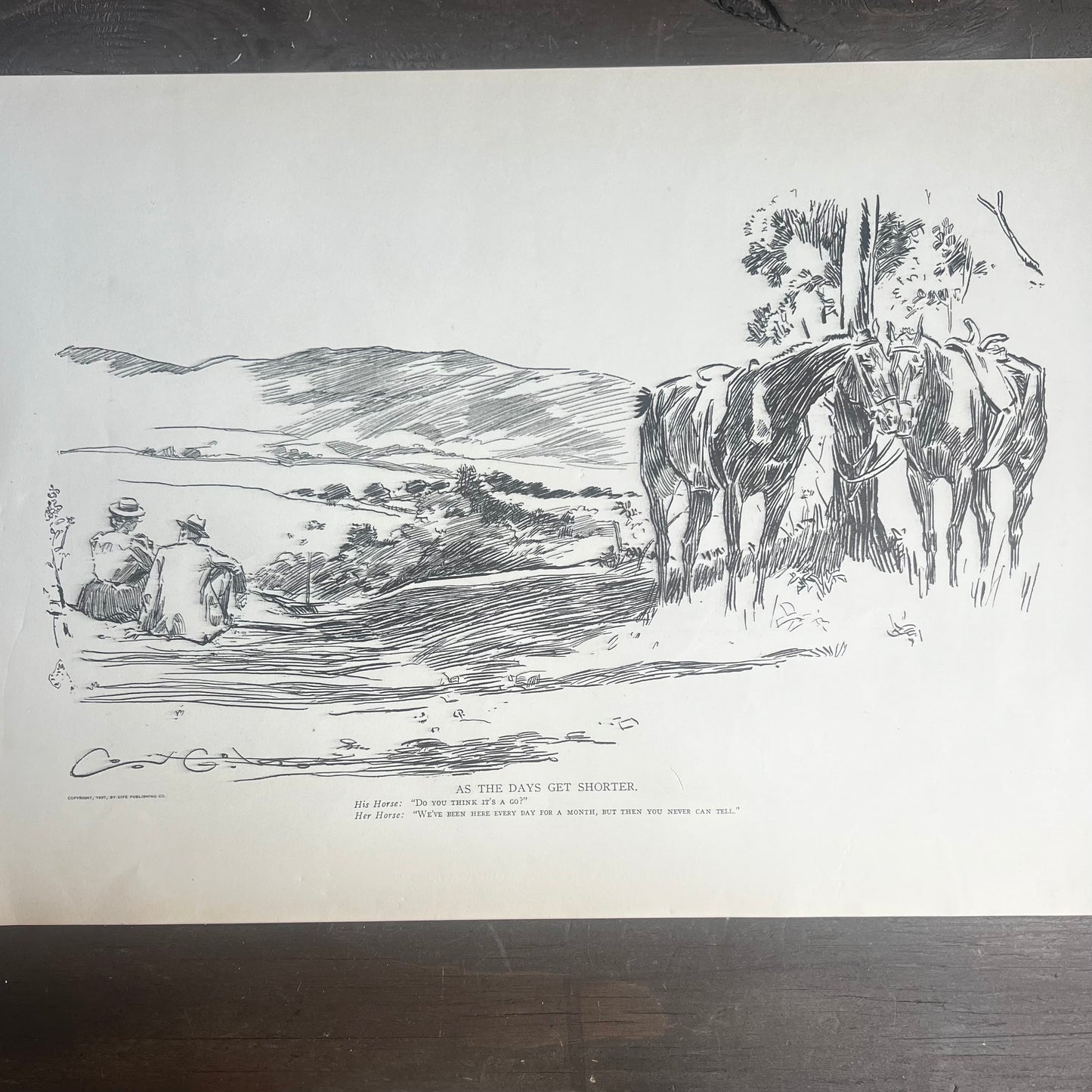 Double Sided Sketch Art Print
