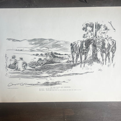Double Sided Sketch Art Print