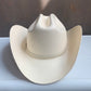 Texas Hats light straw hat with taupe leather band