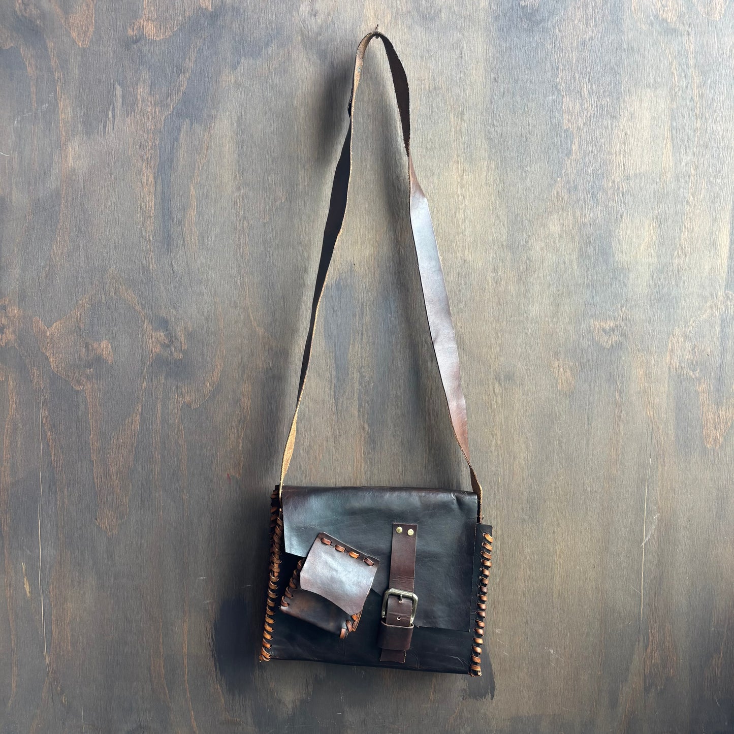 Handmade Leather Messenger Bag