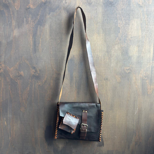 Handmade Leather Messenger Bag