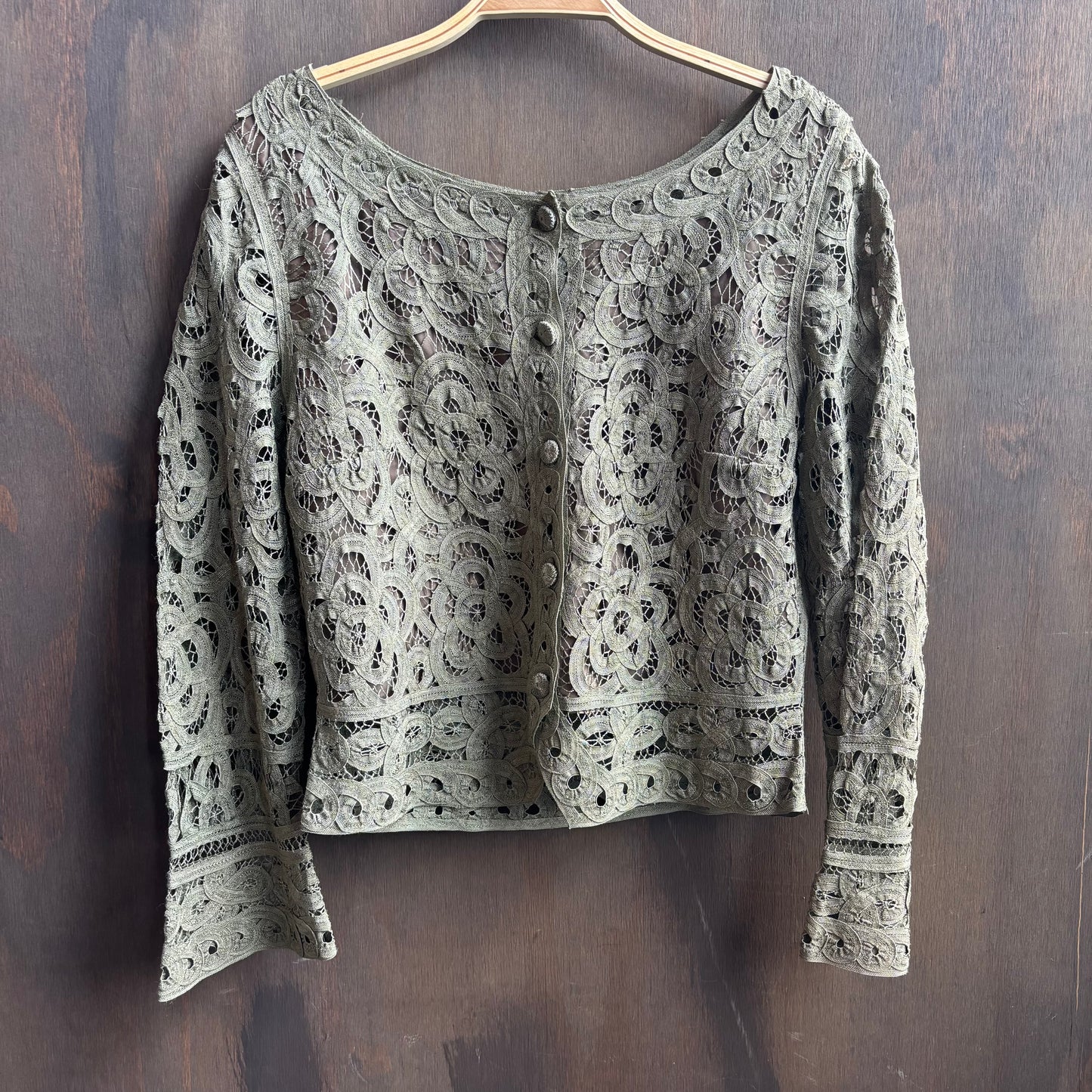 Double D Ranchwear Green Lace Set