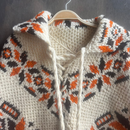 Knitted Western Poncho