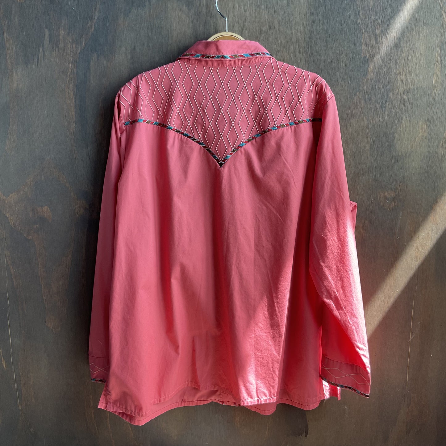 Bob Mackie Pink Pearlsnap