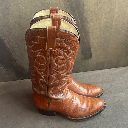 Plainsman Tan Cowboy Boots