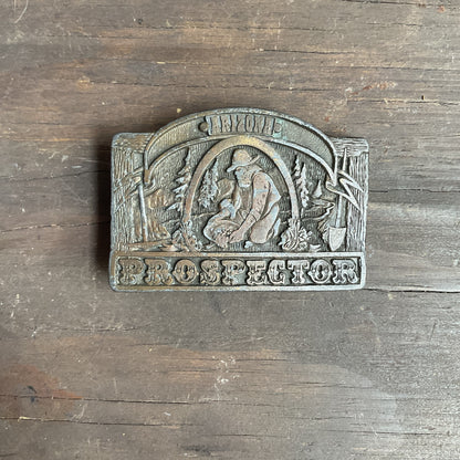 Prospector Vintage Belt Buckle