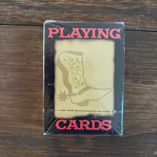 Cowboy Boot Playing Cards