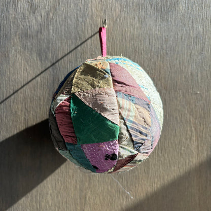 Vintage Quilt Stuffed Ornament