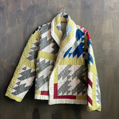Vintage Patchwork Quilt Jacket