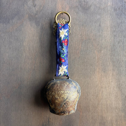 Vintage Cowbell on Woven Tie