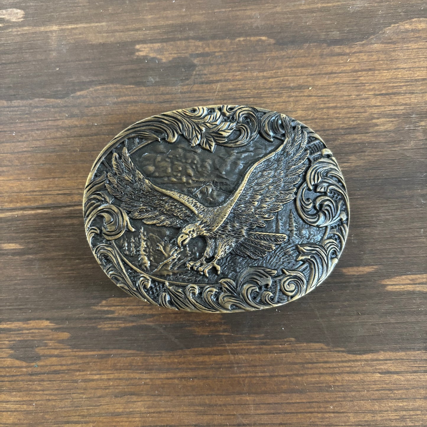 Brass Eagle Belt Buckle