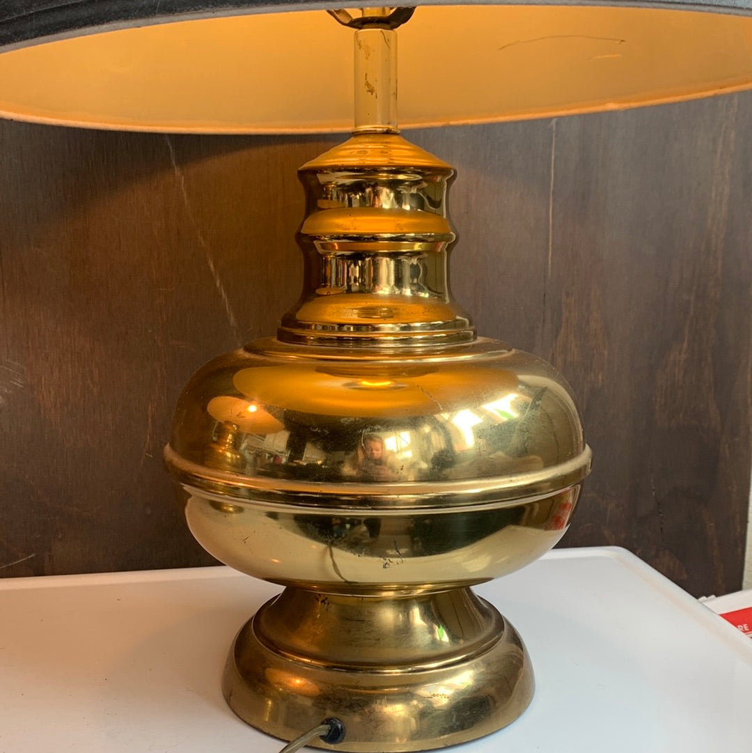 Circular Brass Lamp