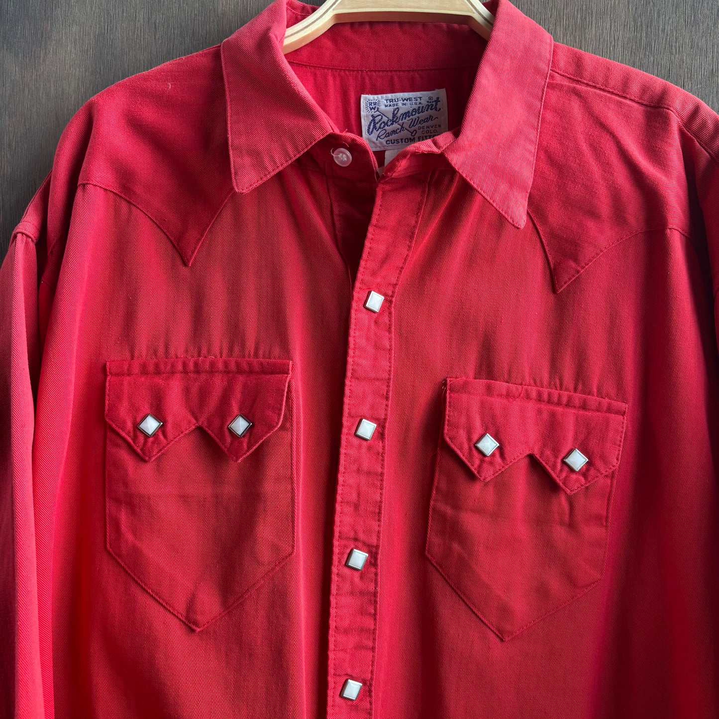 Rockmount Red Pearl Snap