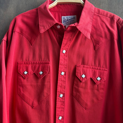 Rockmount Red Pearl Snap