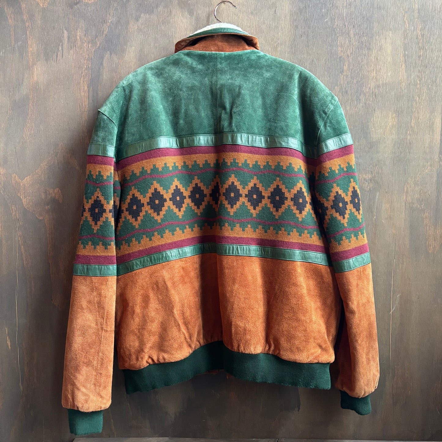 Cripple Creek Suede Bomber Jacket