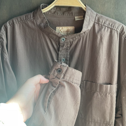 Brown Scully Button Down