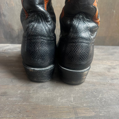 Lucchese Leather and Reptile Boots