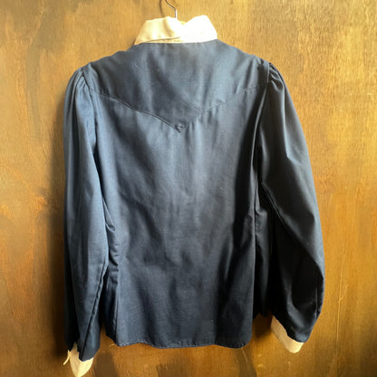 Panhandle Slim White and Blue Western Shirt